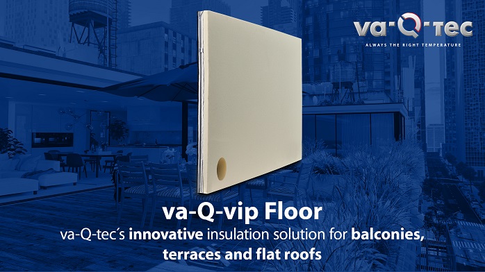 va-Q-tec stellt innovatives Dämmsystem für Balkone und Terrassen vor