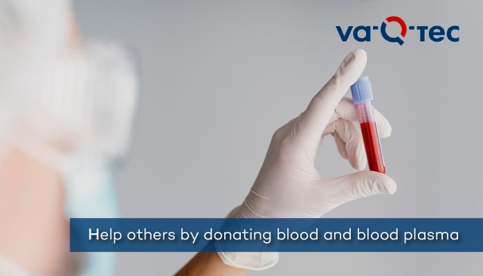 va-Q-tecs Produktportfolio ist optimal geeignet für den Transport von Blut- und Blutplasmaspenden