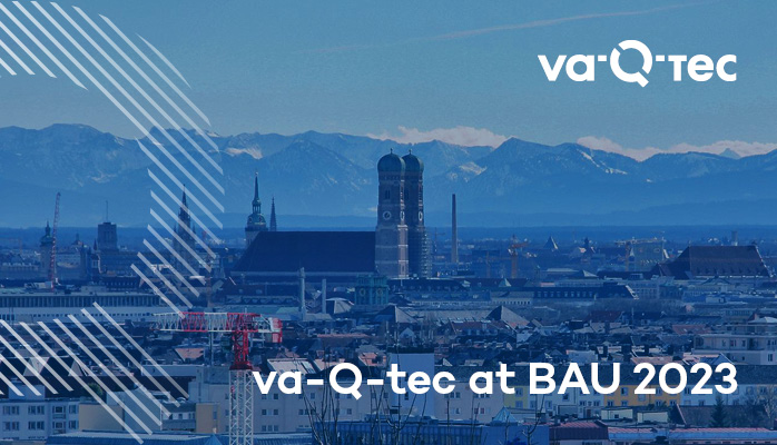va-Q-tec presents high-performance thermal insulation with unique fire protection at the BAU trade fair