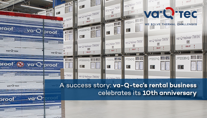 Eine Erfolgsgeschichte: Rental-Business von va-Q-tec feiert 10jähriges Jubiläum