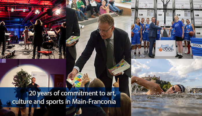 20 years of commitment to art, culture and sports in Main-Franconia