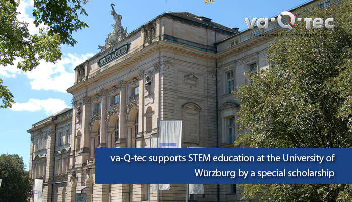 va-Q-tec unterstützt im Rahmen einer langjährigen Kooperation mit der Julius-Maximilians-Universität Würzburg Studierende der Physik durch ein Deutschlandstipendium.