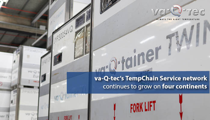 va-Q-tec‘s globales TempChain Service Netzwerk wächst weiter
