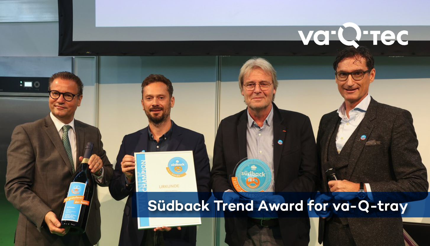 Reusable thermal transport box from va-Q-tec wins the Südback Trend Award 2022 in the “Technology” category