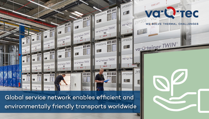 Globales Service Netzwerk ermöglicht effiziente und umweltfreundliche Transporte weltweit